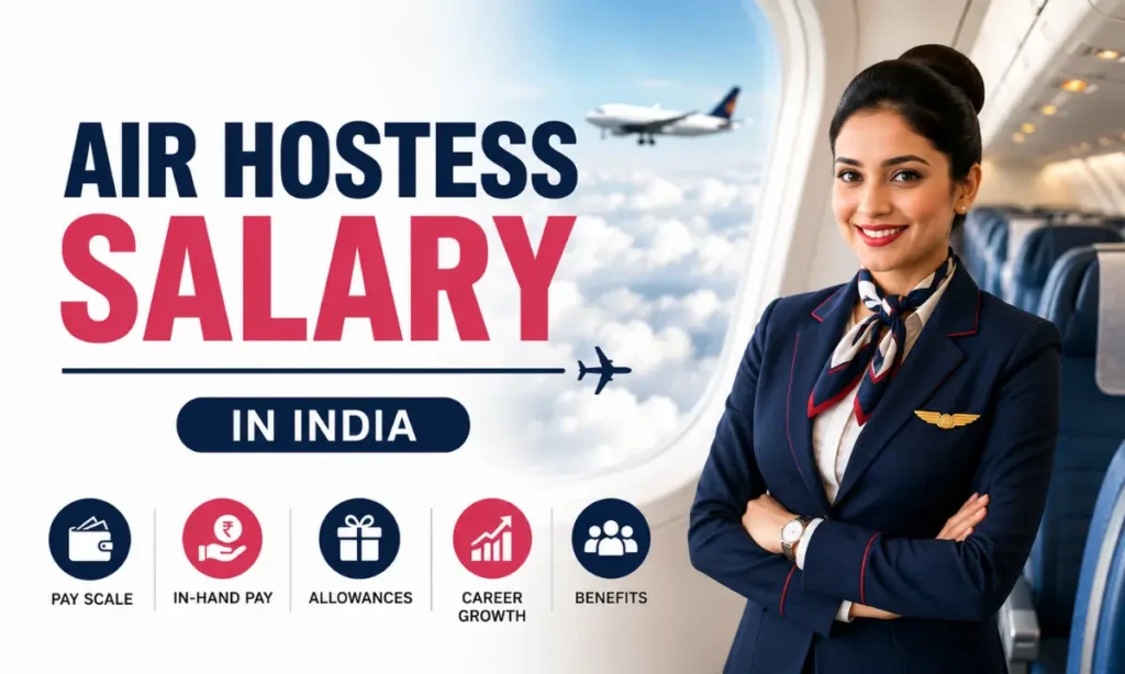 Air Hostess Salary in India: Salary Structure, In-Hand Pay, Allowances & Career Growth
